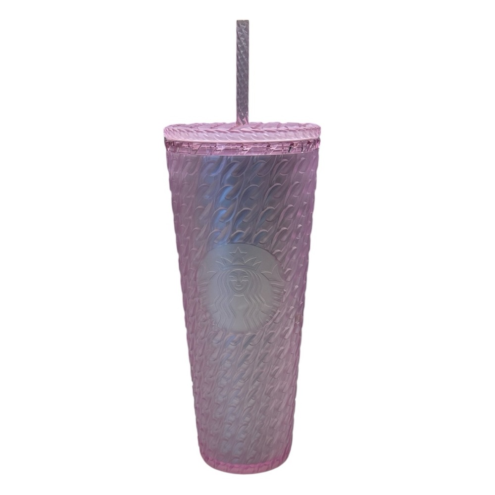 Starbucks 2024 Cherry Blossom Collection, 24 oz Venti with lid and Straw